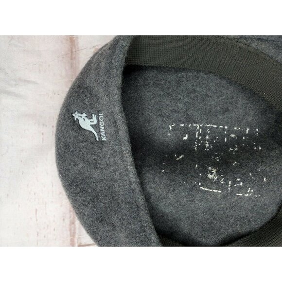 Kangol 504 Flat Cap – 100% Pure Wool, Grey, Size Medium, Made in England (EUC) - Picture 5 of 8